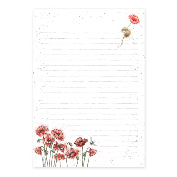Wrendale A5 Schrijfblok "Poppy"