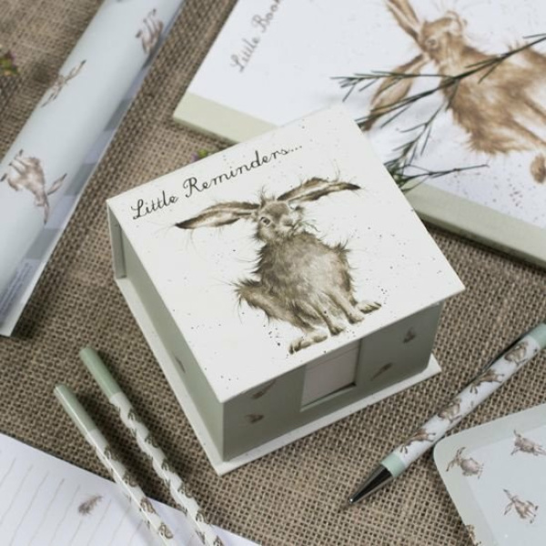 Wrendale Memoblokje Haas "Hare Brained" - Afbeelding 3