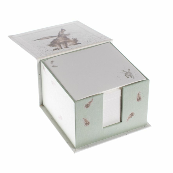 Wrendale Memoblokje Haas "Hare Brained" - Afbeelding 2