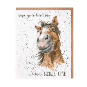 Wrendale Wenskaart Verjaardag “Horse-ome”