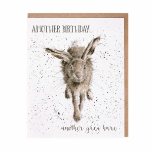 Wrendale Wenskaart Verjaardag “Little Grey Hare”