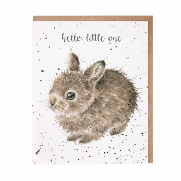 Wrendale Wenskaart Geboorte "Little Leveret"
