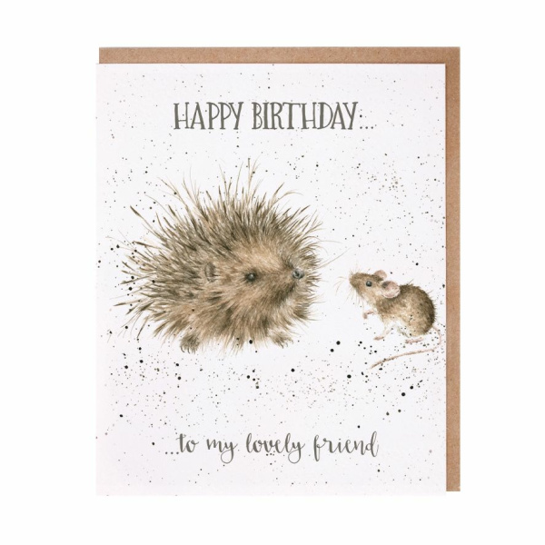 Wrendale Wenskaart Verjaardag "Lovely Friend"