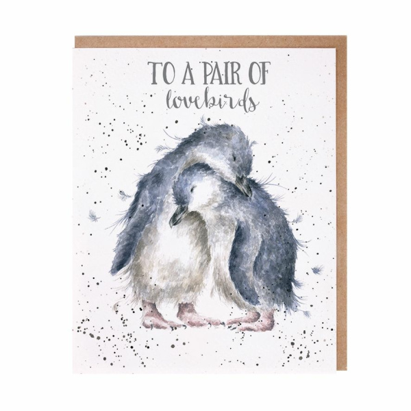 Wrendale Wenskaart Liefde "Penguins"