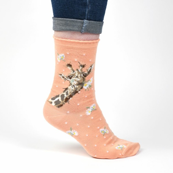 Wrendale Bamboe Sokken "Flowers"