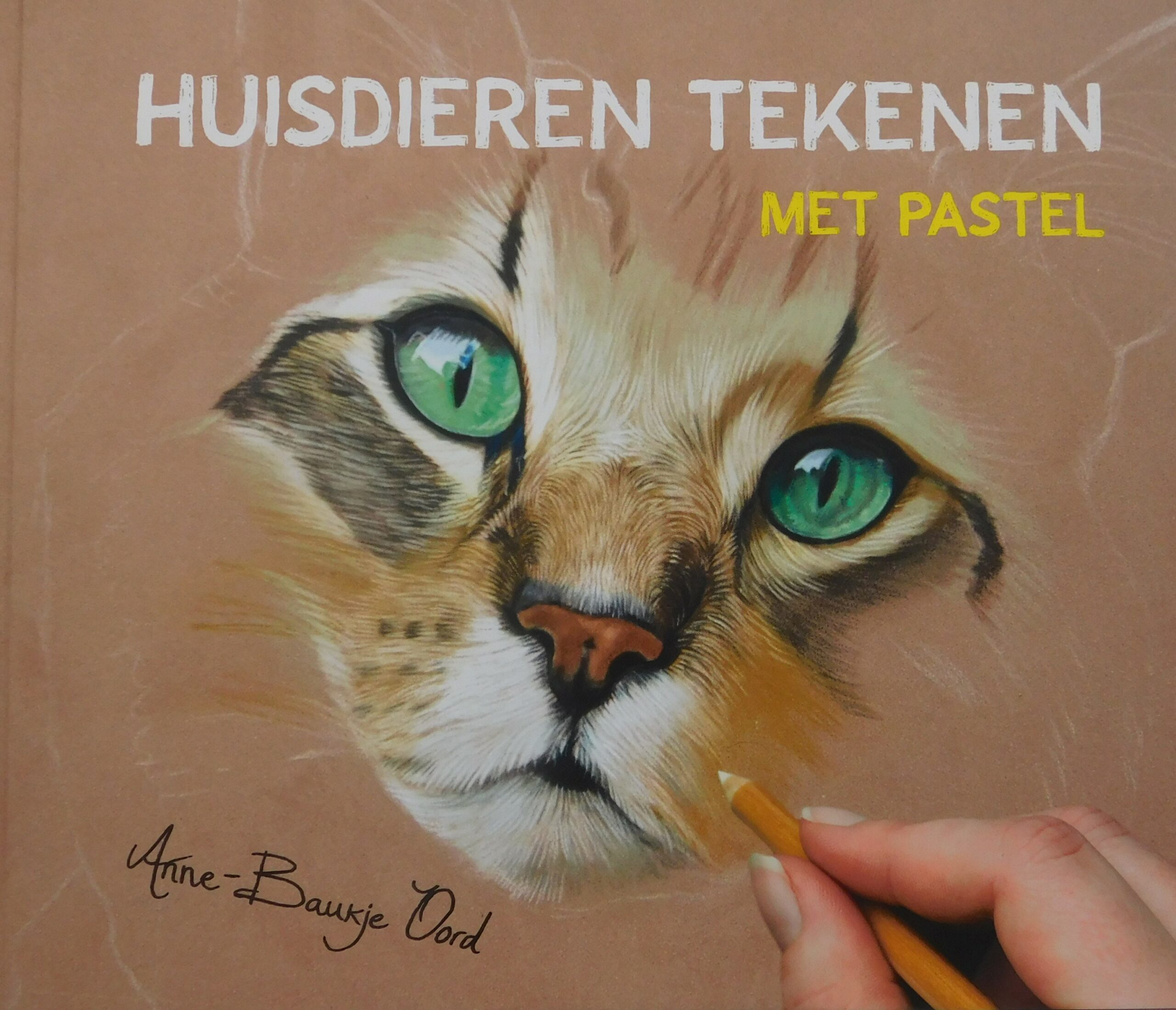 Huisdieren tekenen met pastel Anne Baukje Oord Enjoy Books