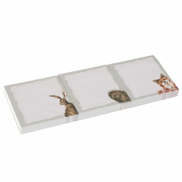 Wrendale Sticky Notes Set van 3 "Country Set" - Afbeelding 2