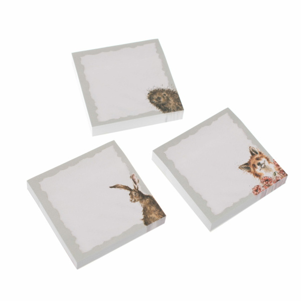 Wrendale Sticky Notes Set van 3 "Country Set"