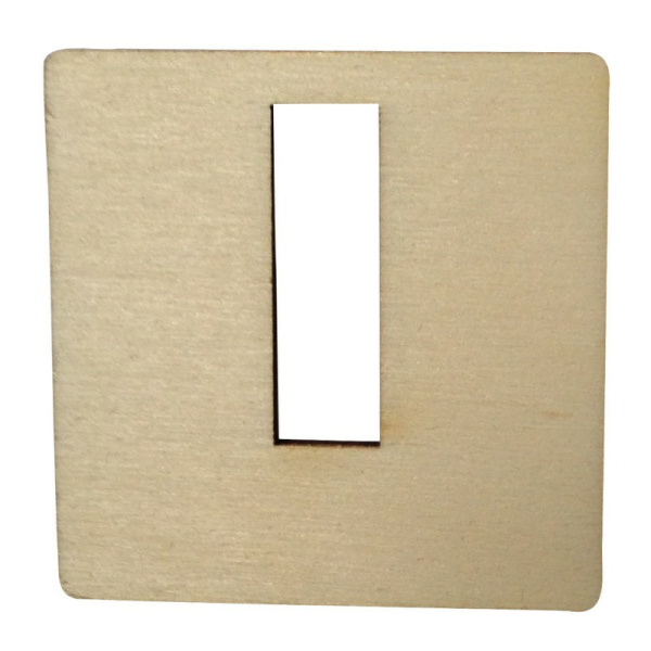 Houten Latletter "I"