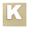 Houten Latletter "K"