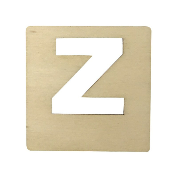 Houten Latletter "Z"