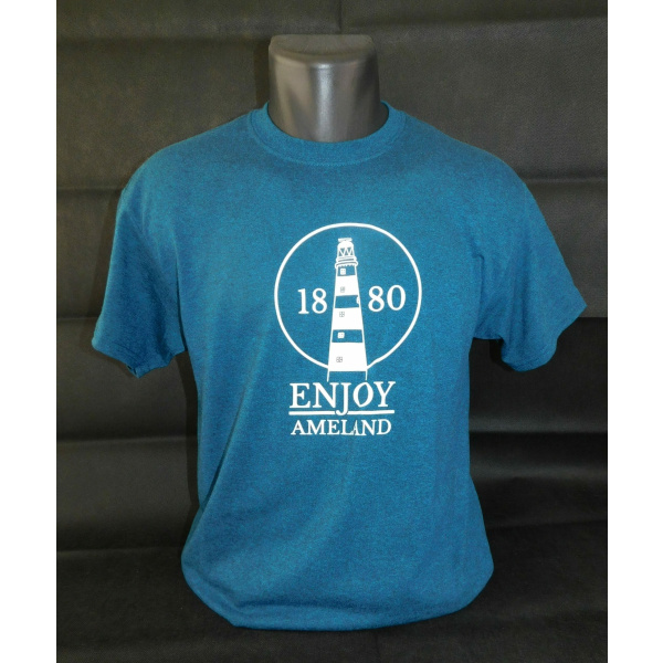 Heren T-shirt Enjoy Ameland "Midnight" - Afbeelding 3