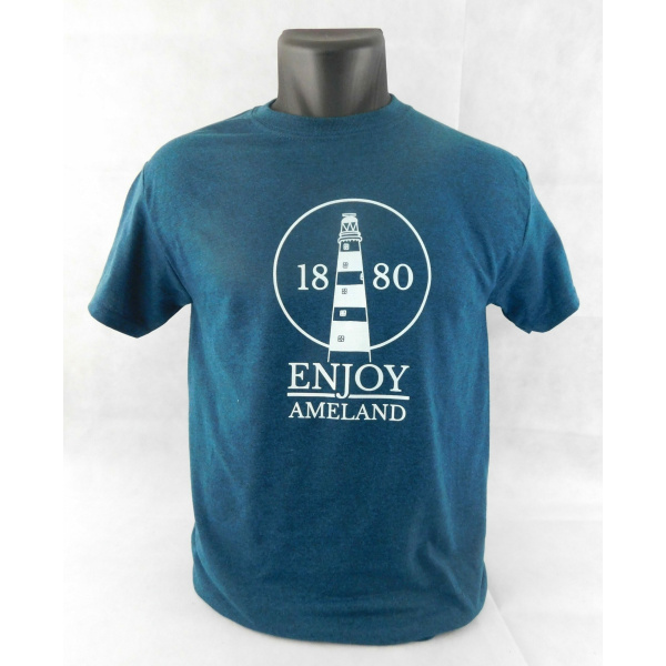Heren T-shirt Enjoy Ameland "Midnight"