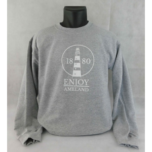 Crewneck Sweater Enjoy Ameland “Sport Grey”
