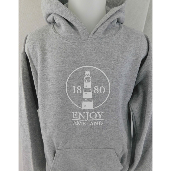 Kinder hoodie Enjoy Ameland - Sport Grey - Afbeelding 2