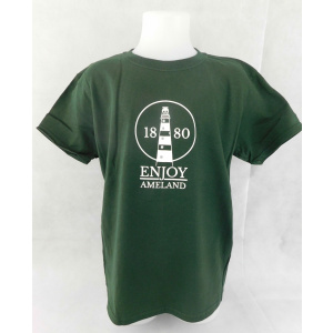 Kinder T-shirt Enjoy Ameland “Forest Green”