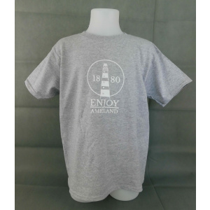 Kinder T-shirt Enjoy Ameland “Sport Grey”