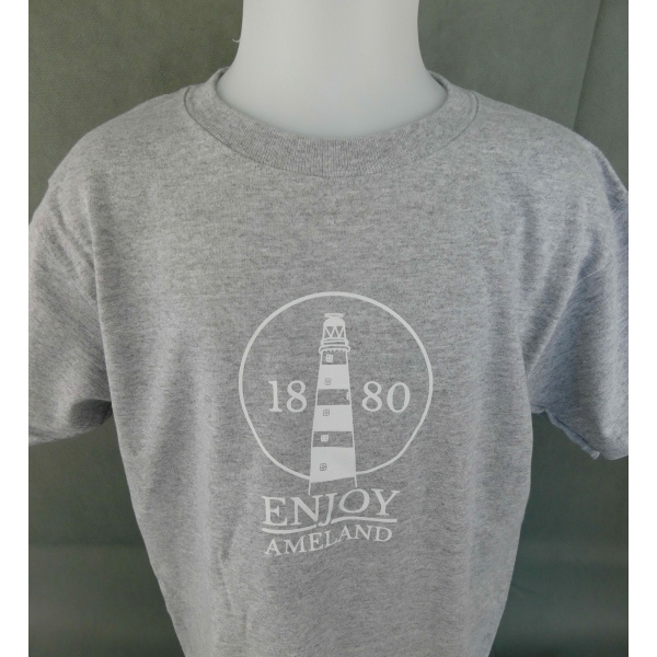 Kinder T-shirt Enjoy Ameland "Sport grey" - Afbeelding 2