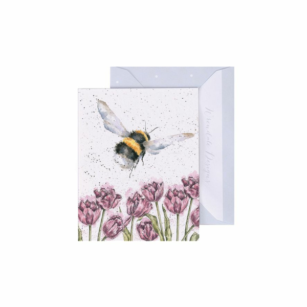 Wrendale Mini Card "Flight of the Bumblebee"