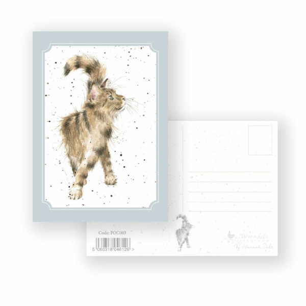 Wrendale Postcard "Just Purrfect"