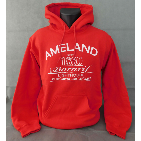Hoodie Waddenwear - Red