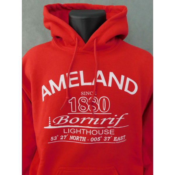Hoodie Waddenwear - Red - Afbeelding 2