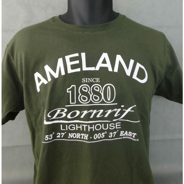 Heren T-shirt Waddenwear "Urban Khaki" - Afbeelding 2