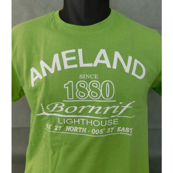 Heren T-shirt Waddenwear "Pistachio" - Afbeelding 2