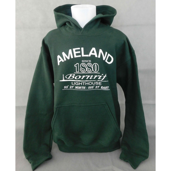 Kinder hoodie Waddenwear - Forest Green