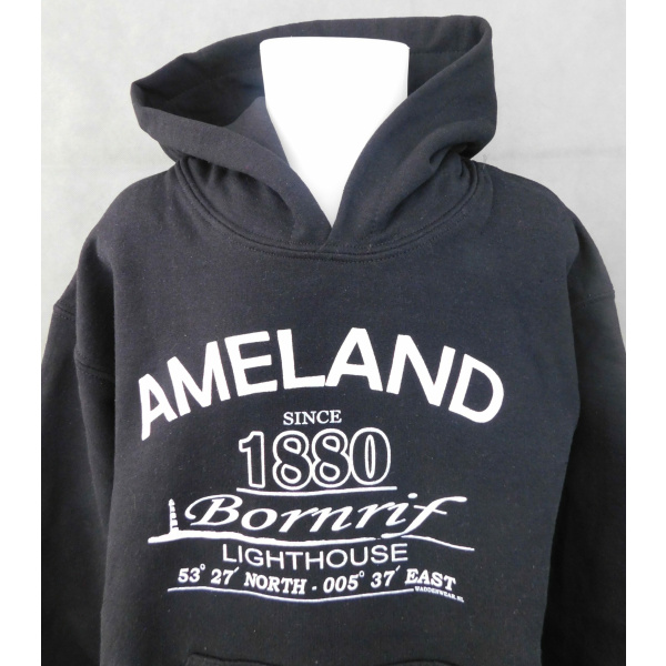 Kinder hoodie Waddenwear - Black - Afbeelding 2