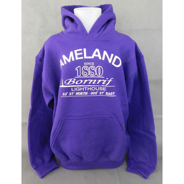 Kinder hoodie Waddenwear - Purple