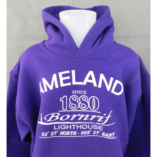 Kinder hoodie Waddenwear - Purple - Afbeelding 2