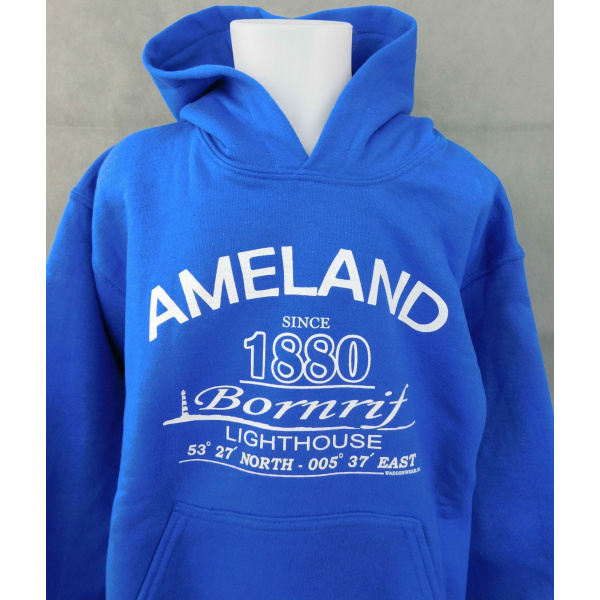 Kinder hoodie Waddenwear - Royal - Afbeelding 2