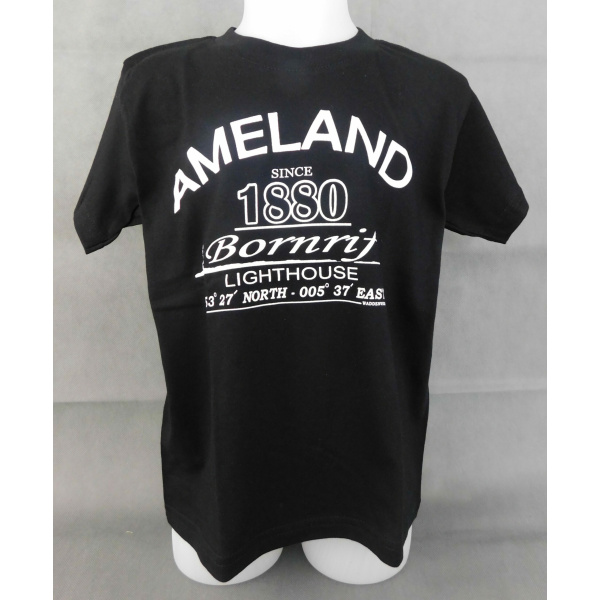 Kinder T-shirt Waddenwear "Black"