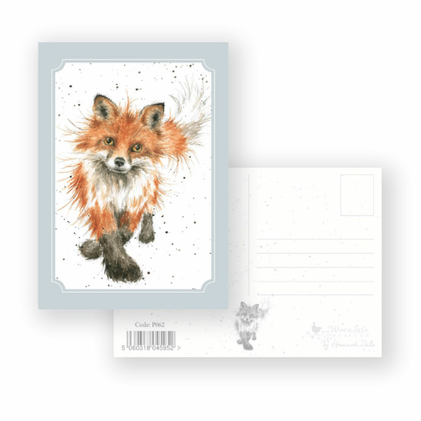 Wrendale Postcard "The Foxtrot"