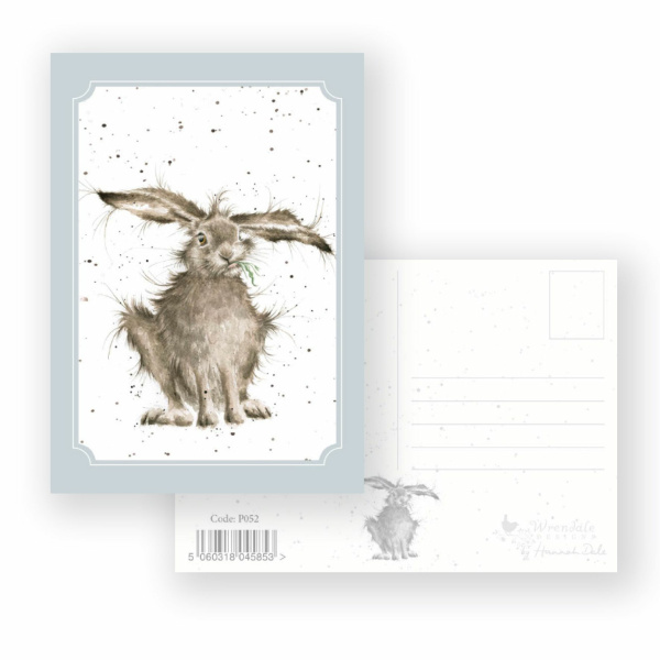 Wrendale Postcard "Hare Brained"
