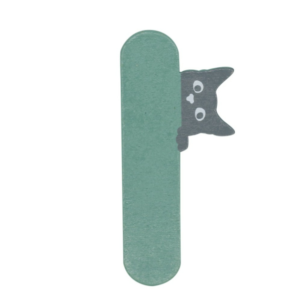 Houten Kattenletter "I" Groen