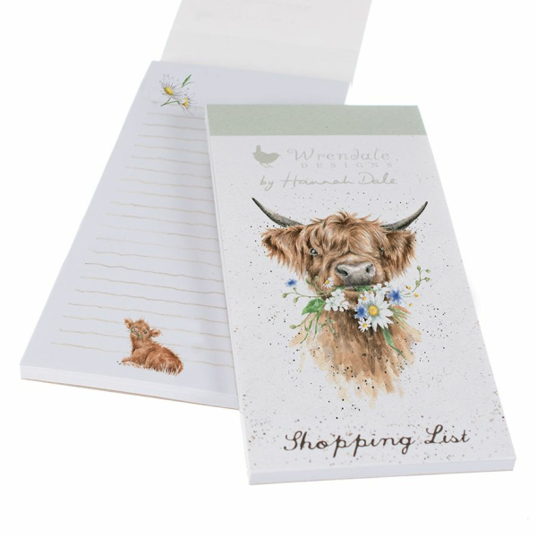 Wrendale Boodschappenblokje "Daisy Coo"