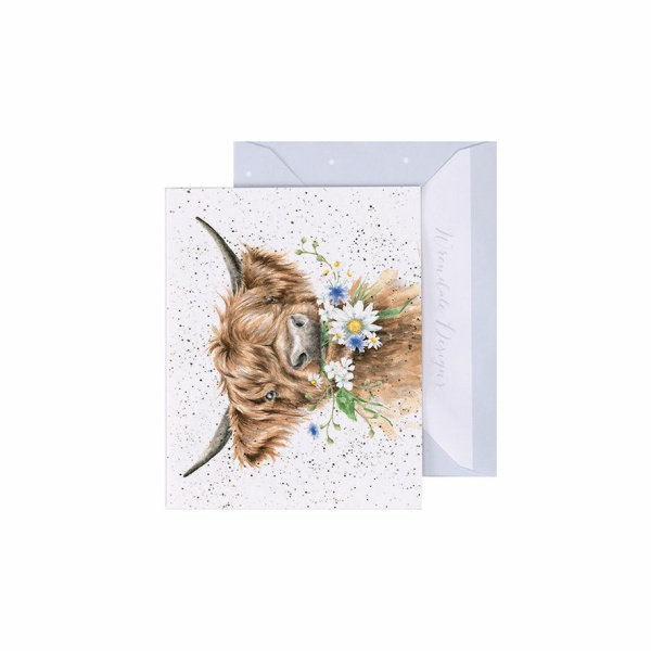 Wrendale Mini Card "Daisy Coo"