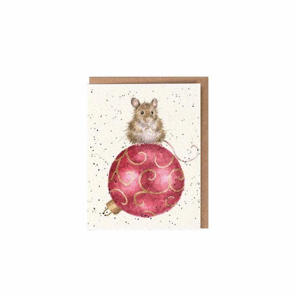 Wrendale Kerst Mini Card "Christmouse"