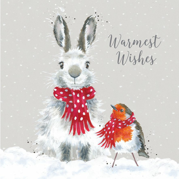 Wrendale Luxe Kerstkaartenbox "Snow Angels"