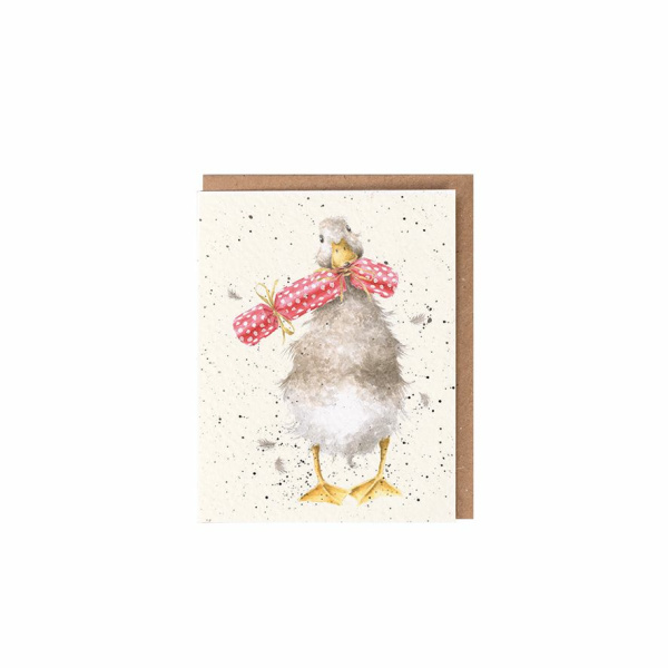 Wrendale Kerst Mini Card "Christmas Cracker"