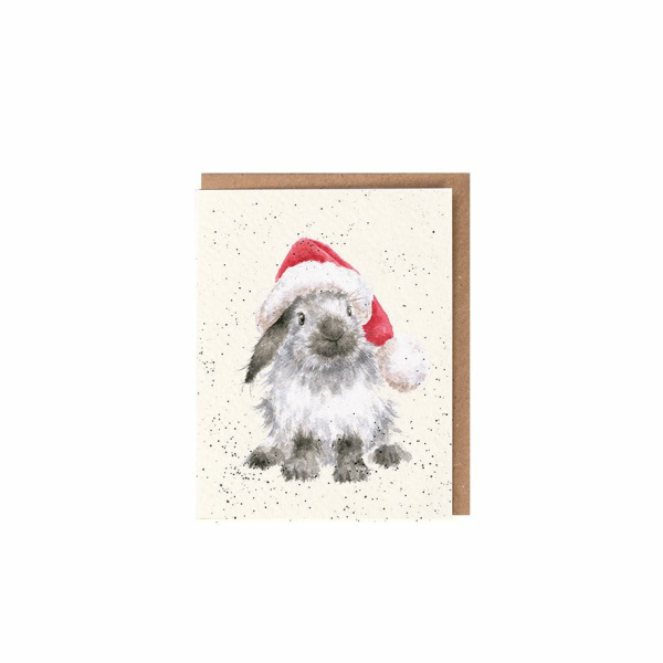 Wrendale Kerst Mini Card "Ho Ho Ho"