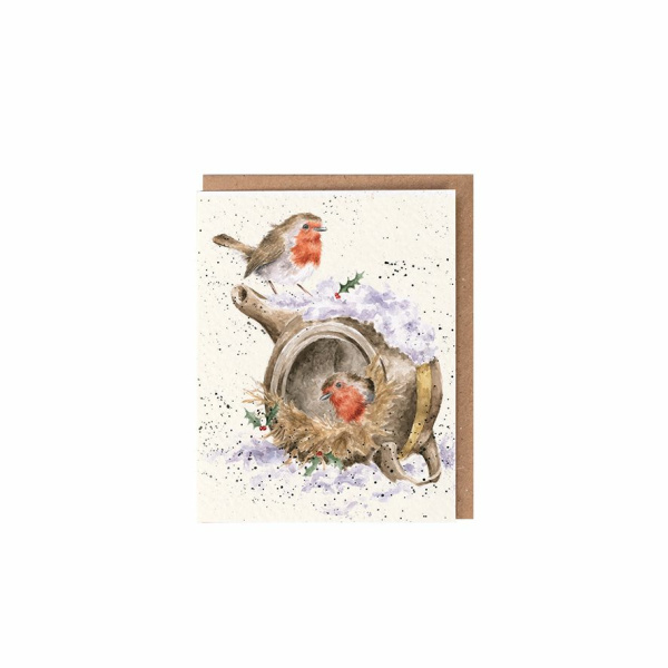 Wrendale Kerst Mini Card "From Our Nest To Yours"