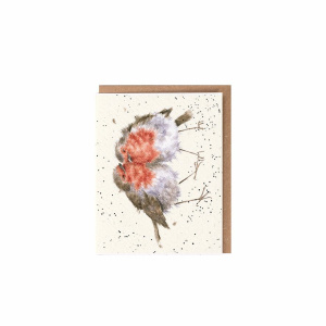 Wrendale Kerst Mini Card “Birds Of A Feather”