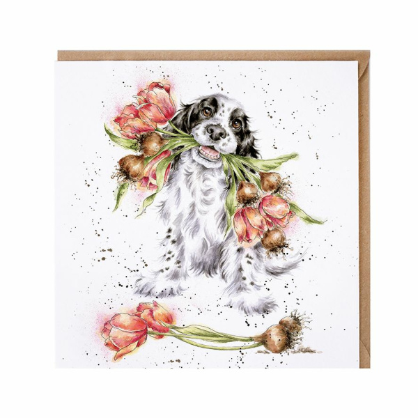 Wrendale Wenskaart "Blooming with love"