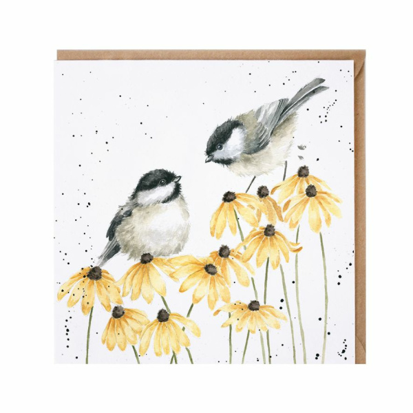 Wrendale Wenskaart "My Sweet Chickadee"