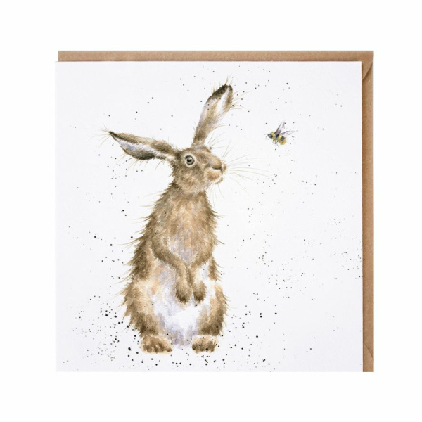 Wrendale Wenskaart "The Hare and the Bee"