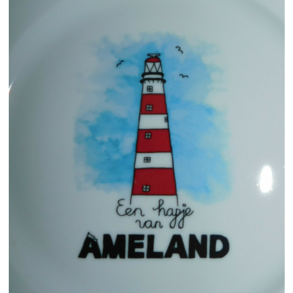 Ontbijtbordje 21cm "Enjoy Ameland" - Afbeelding 2