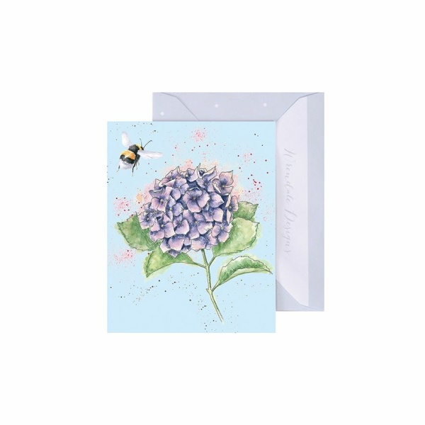 Wrendale Mini Card "Hydrangea"